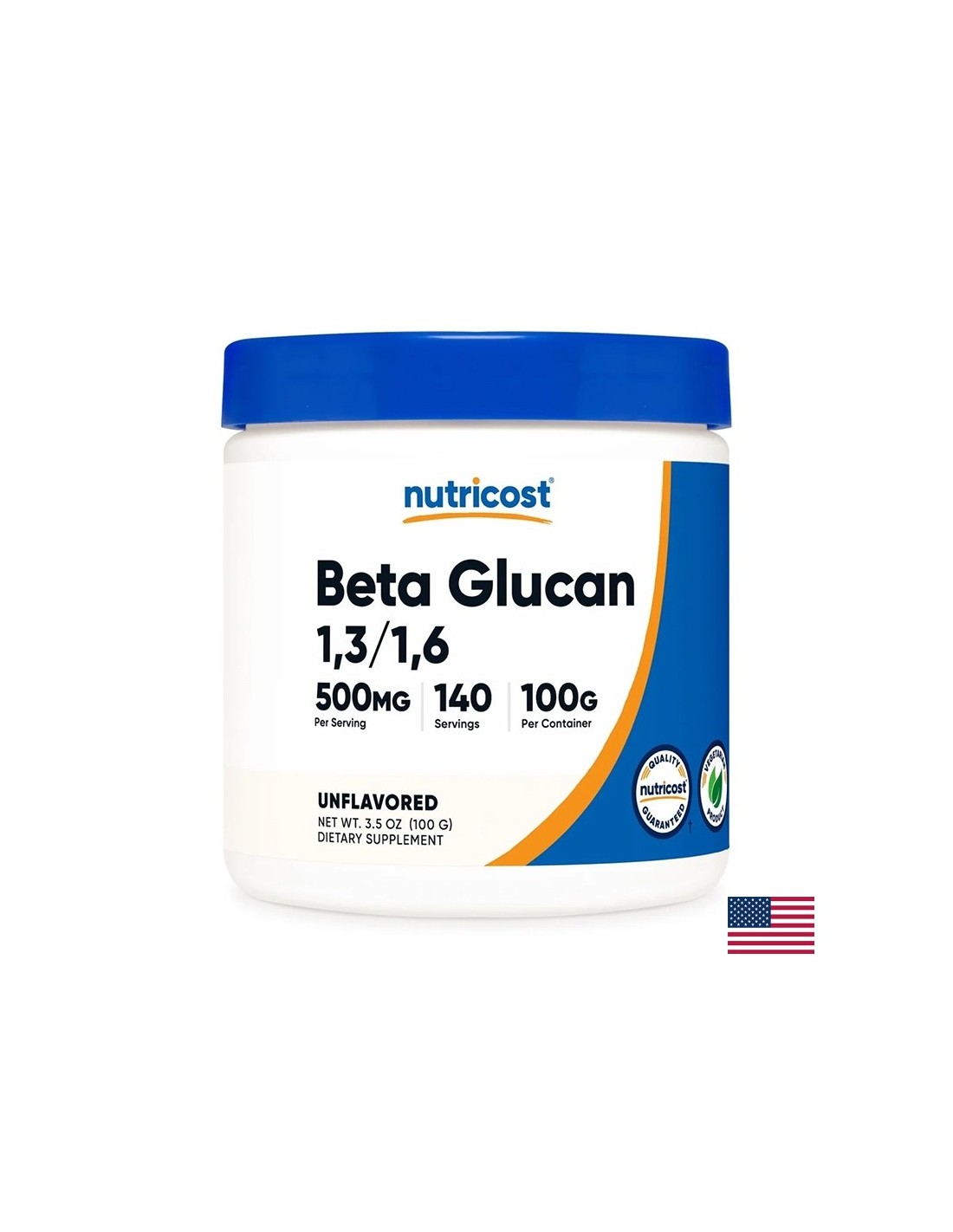 Immunité - Beta Glucans 1,3/1,6 g, 100 g de poudre
