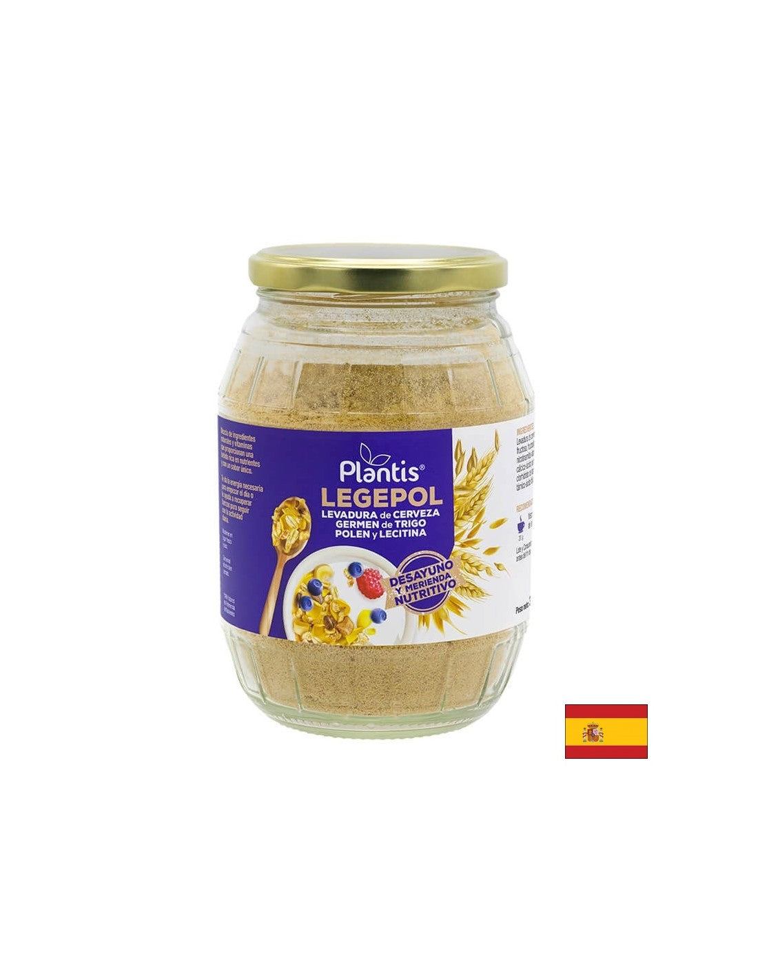 Immunité et énergie - levure du brasseur, pollen d'abeille et lécithine - Legepol planttis® - poudre, 375 g