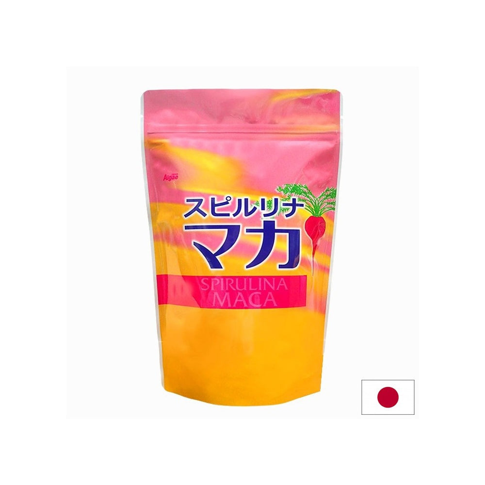 Spiruline japonaise + maca - soutient l'endurance et l'équilibre hormonal, 1000 tablettes
