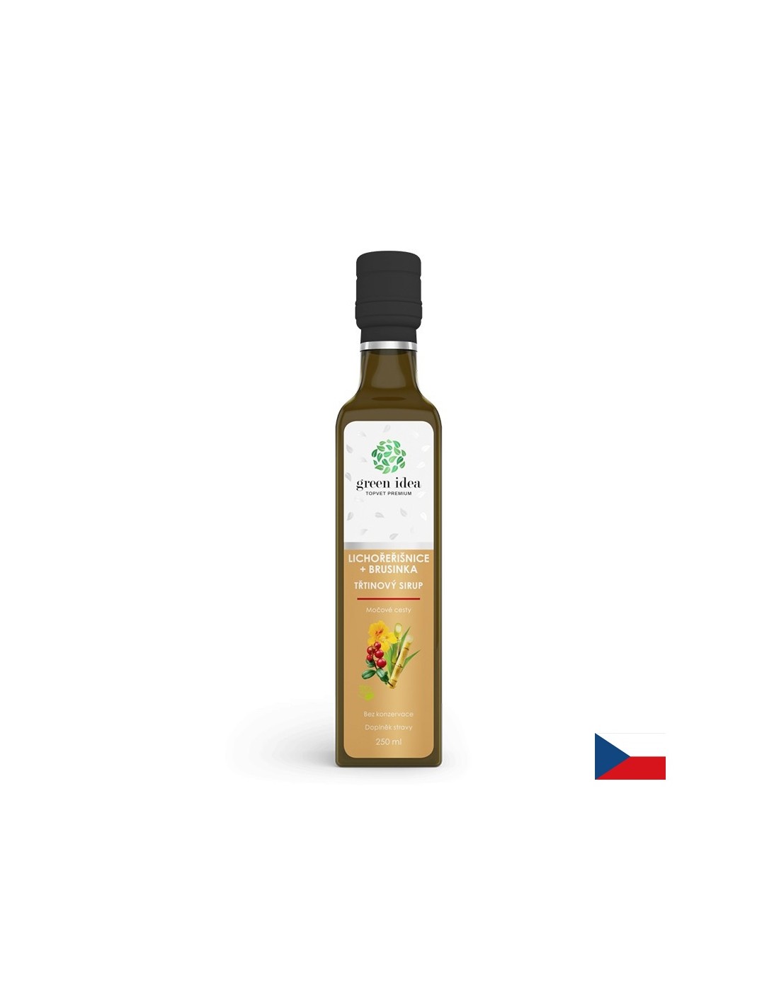 Sirop de canne avec lingonberry et canneberge - santé urinaire et immunité, 250 ml, avec posologie