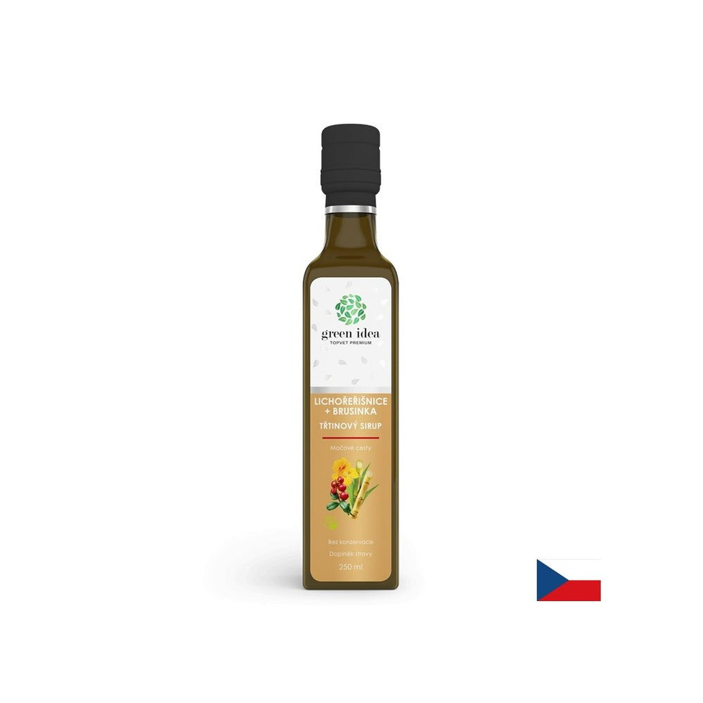 Sirop de canne avec lingonberry et canneberge - santé urinaire et immunité, 250 ml, avec posologie