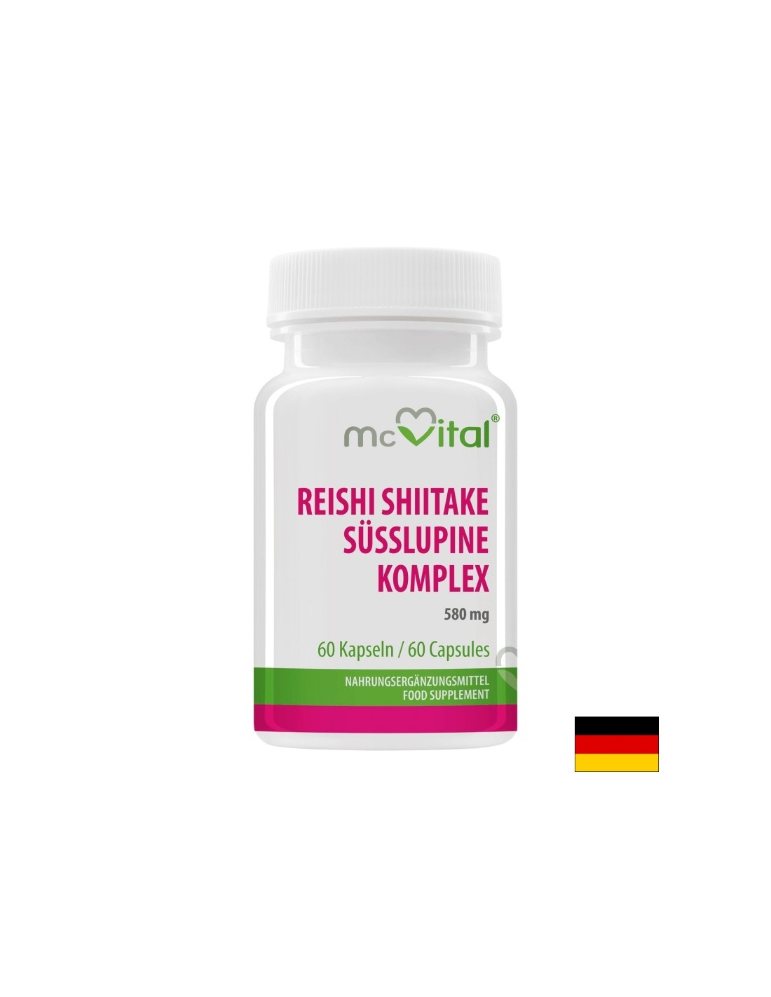 Immunité - McVital Reishi, Shiitake et Sweet Lupin, 60 capsules