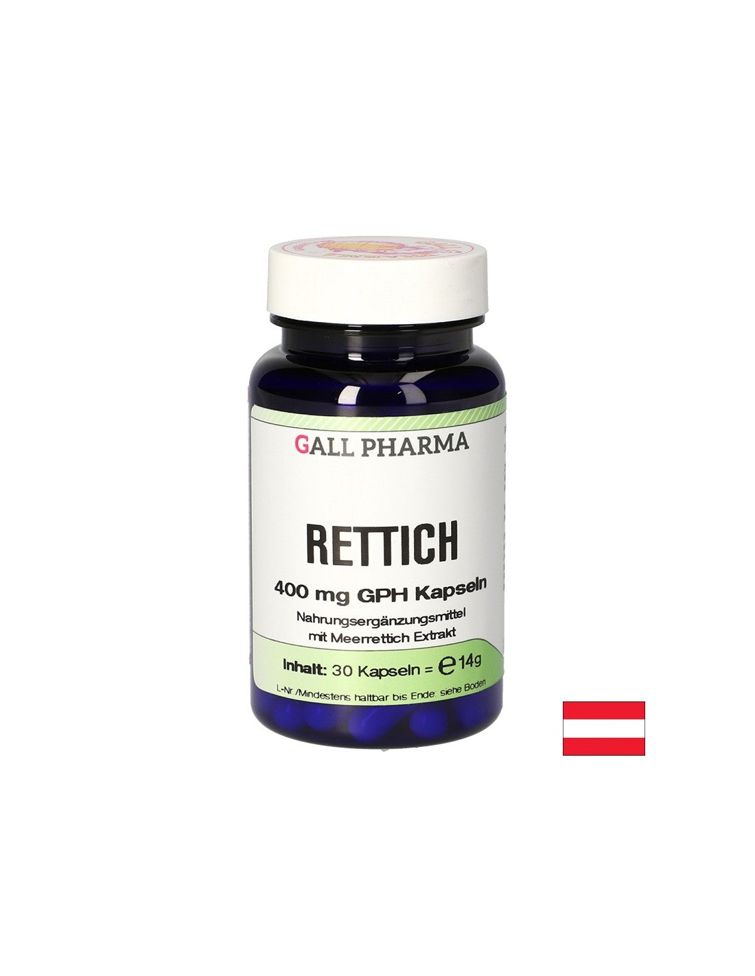 Systèmes immunitaires et respiratoires - Horseradish, 400 mg x 30 capsules