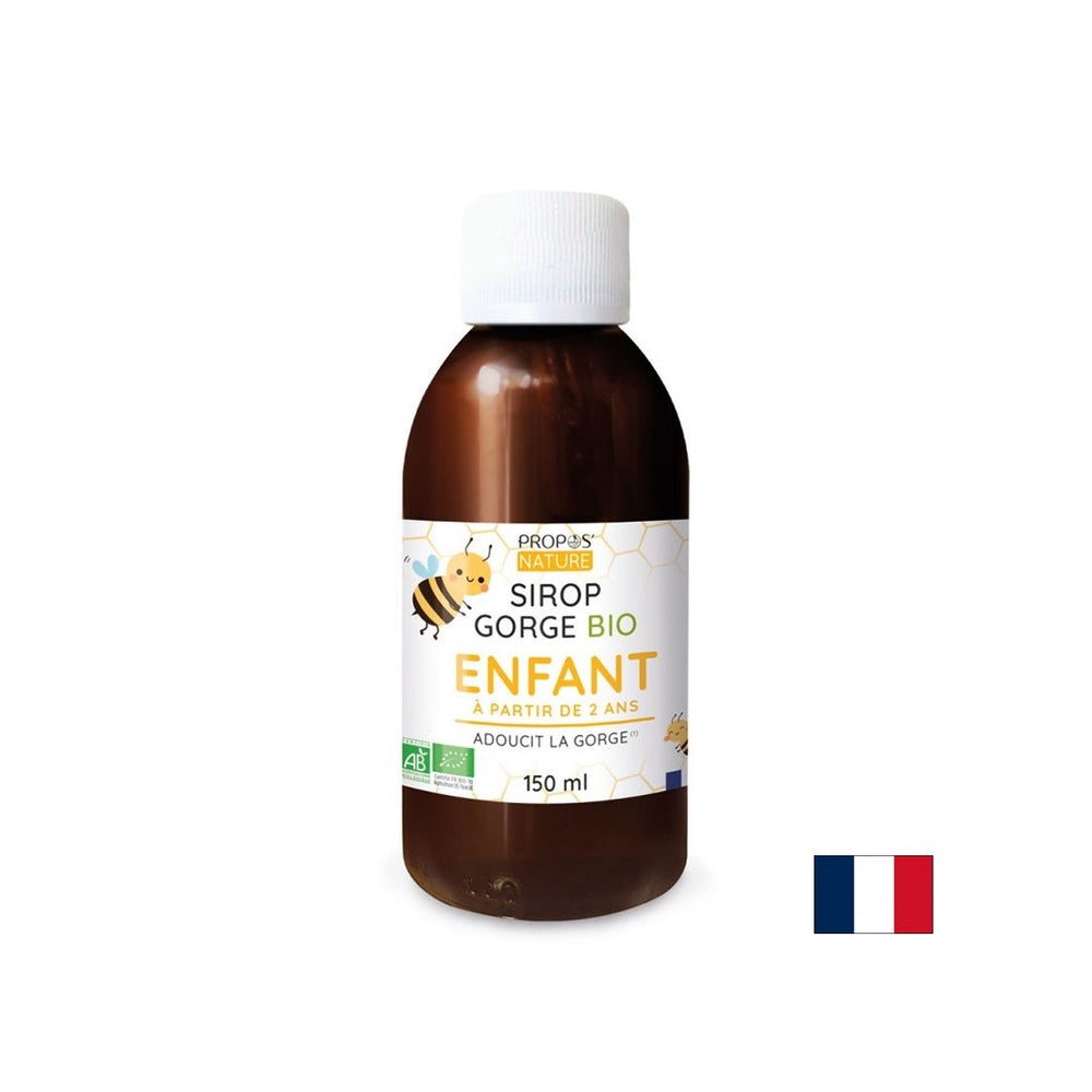 Systèmes immunitaires et respiratoires - Sirop pour les enfants (avec miel, propolis et guimauve), 150 ml