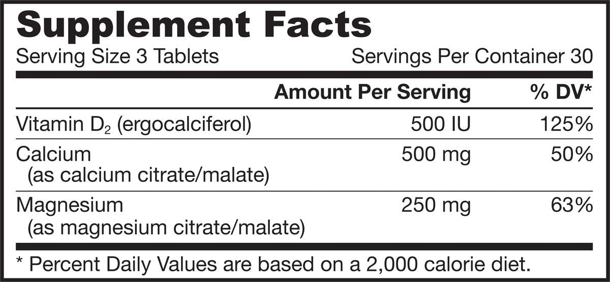 Cal-Mag Citrate 90 comprimés