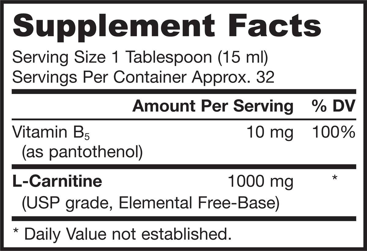 Liquide L-carnitine 473 ml