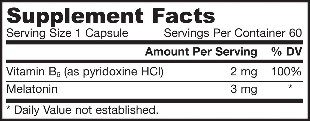 Tonin doux 3 mg 60 capsules