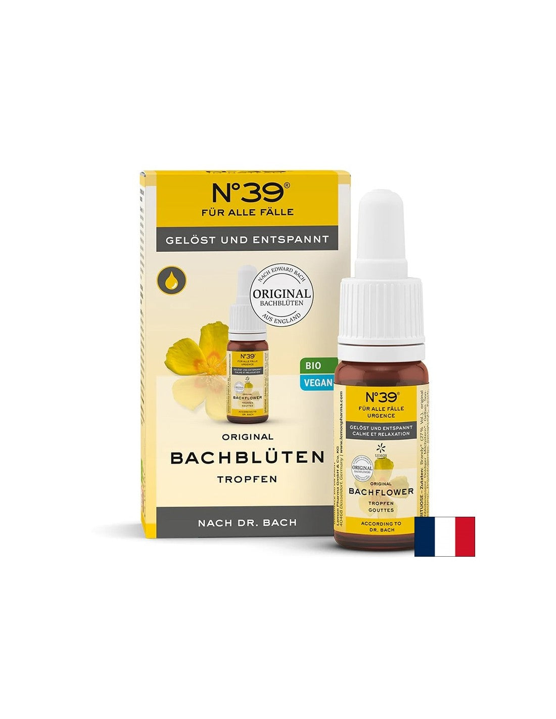 Gouttes du Dr Bach N°39 - Urgence, 10 ml <tc>Lemon Pharma</tc>