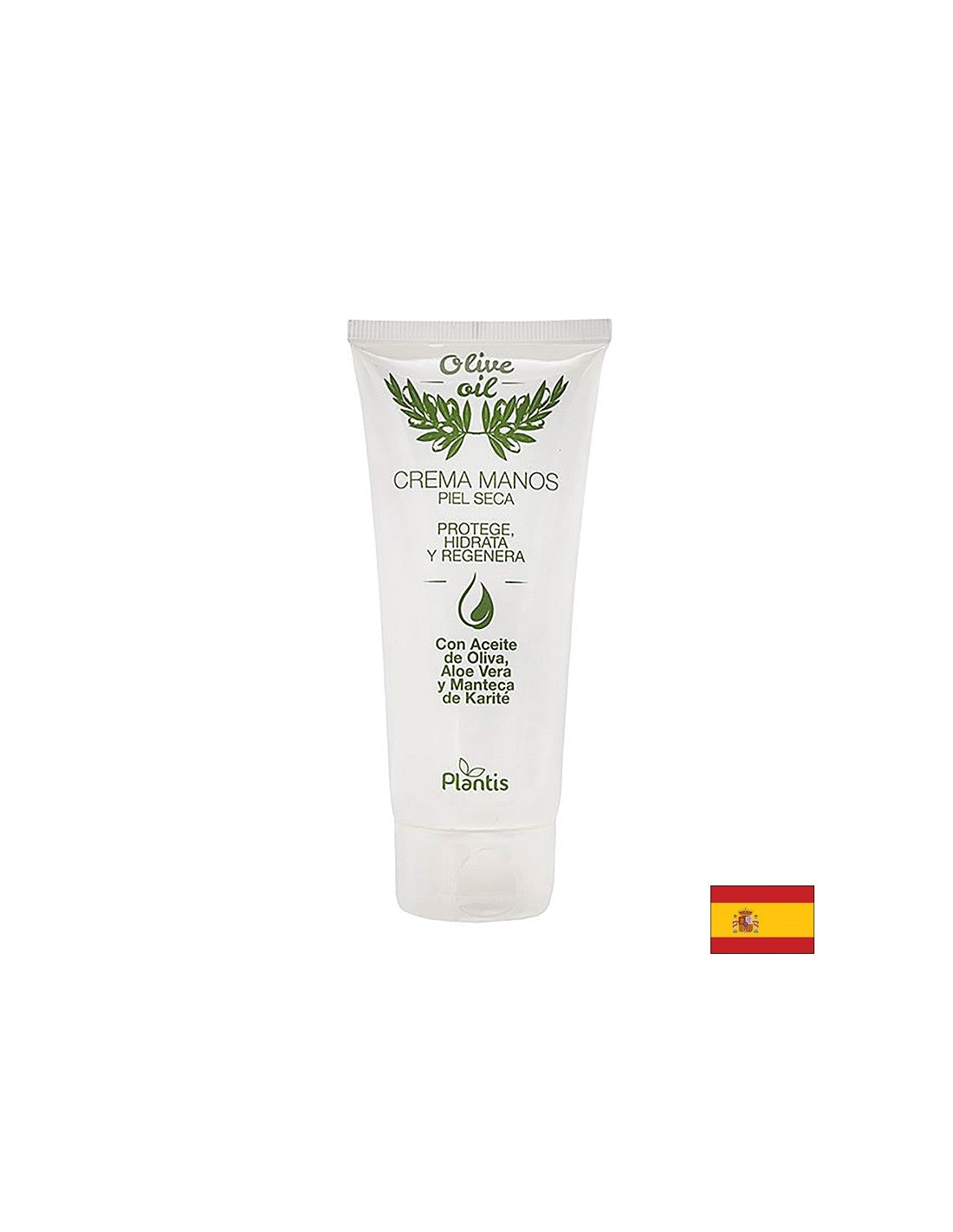 Crème de main hydratante avec du beurre de karité et de l'huile d'olive - Crema Manos Plantis®, 100 ml