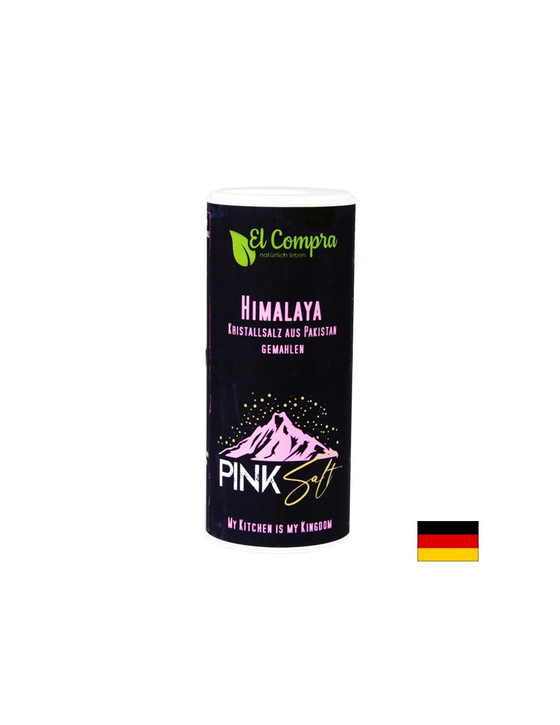 Sel de cristal rose himalayen du Pakistan, 200 g