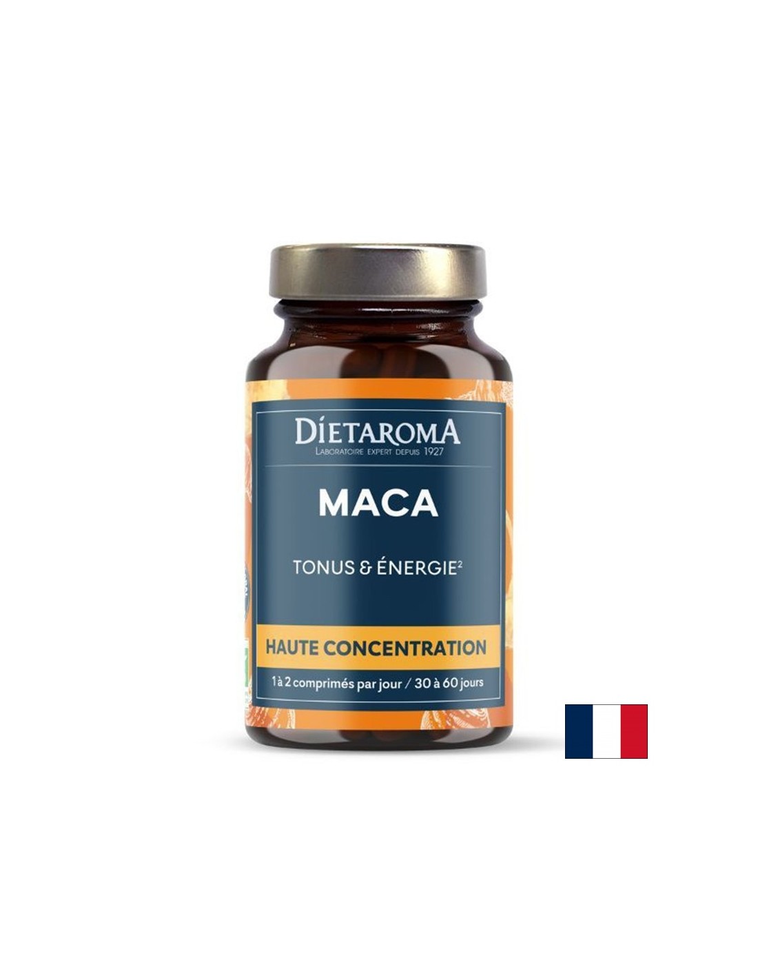 Régulateur hormonal, aphrodisiaque et adaptogène - maca (racine), 60 comprimés