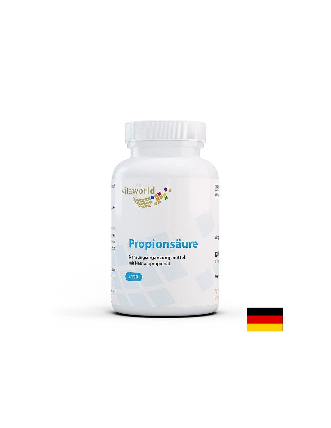 Fonction digestive et intestinale - acide propionique (propionate de sodium), 120 capsules