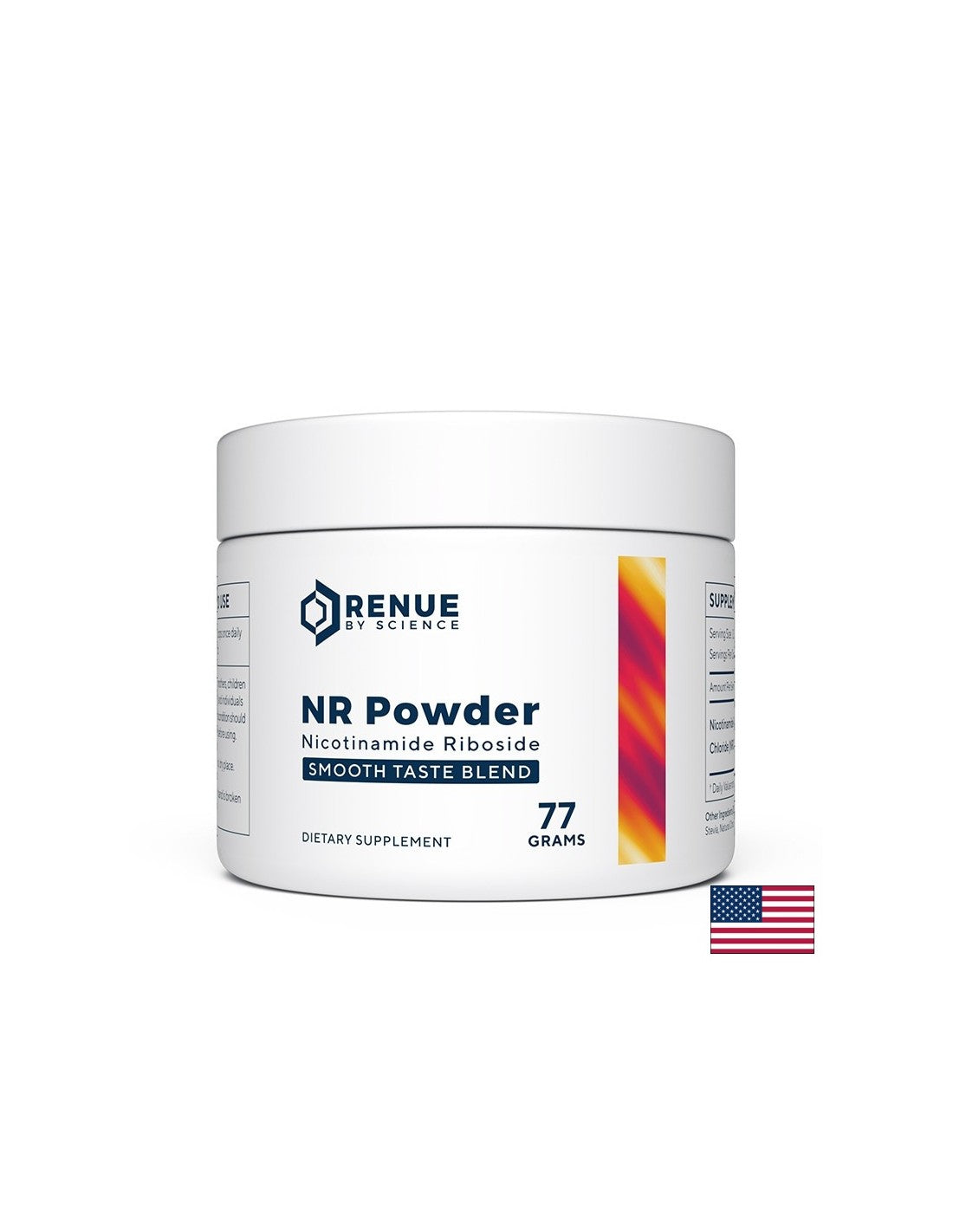 Renouvellement cellulaire avec nicotinamide riboside nr - nad + booster avec un effet anti-âge puissant, 500 mg, 77 g de poudre