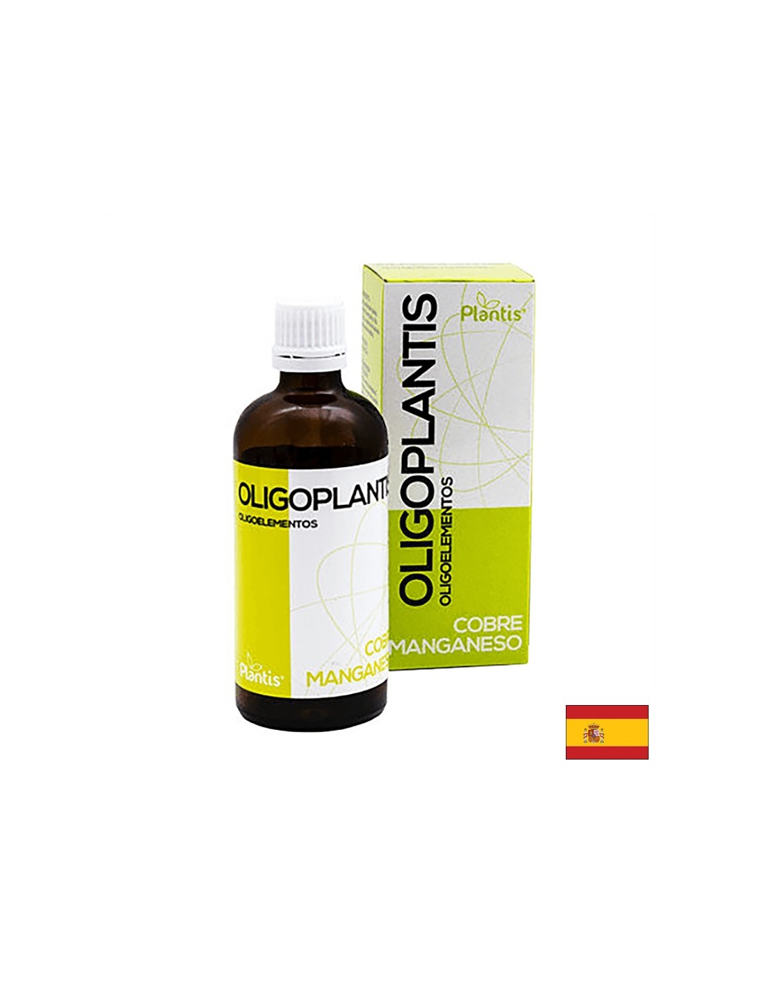 Cuivre et manganèse - Santé pour les os et le cœur - Oligoelementos Plantis® - 100 ml