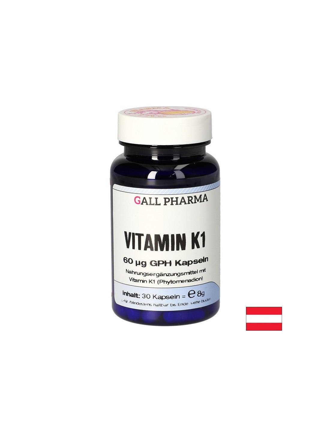 Système osseux - Vitamine K1, 60 µg x 30 capsules