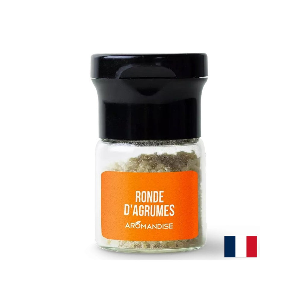 Crystals d'huile essentielle d'agrumes (culinaire) - pour les plats aromatisés, sauces, boissons, 10 g