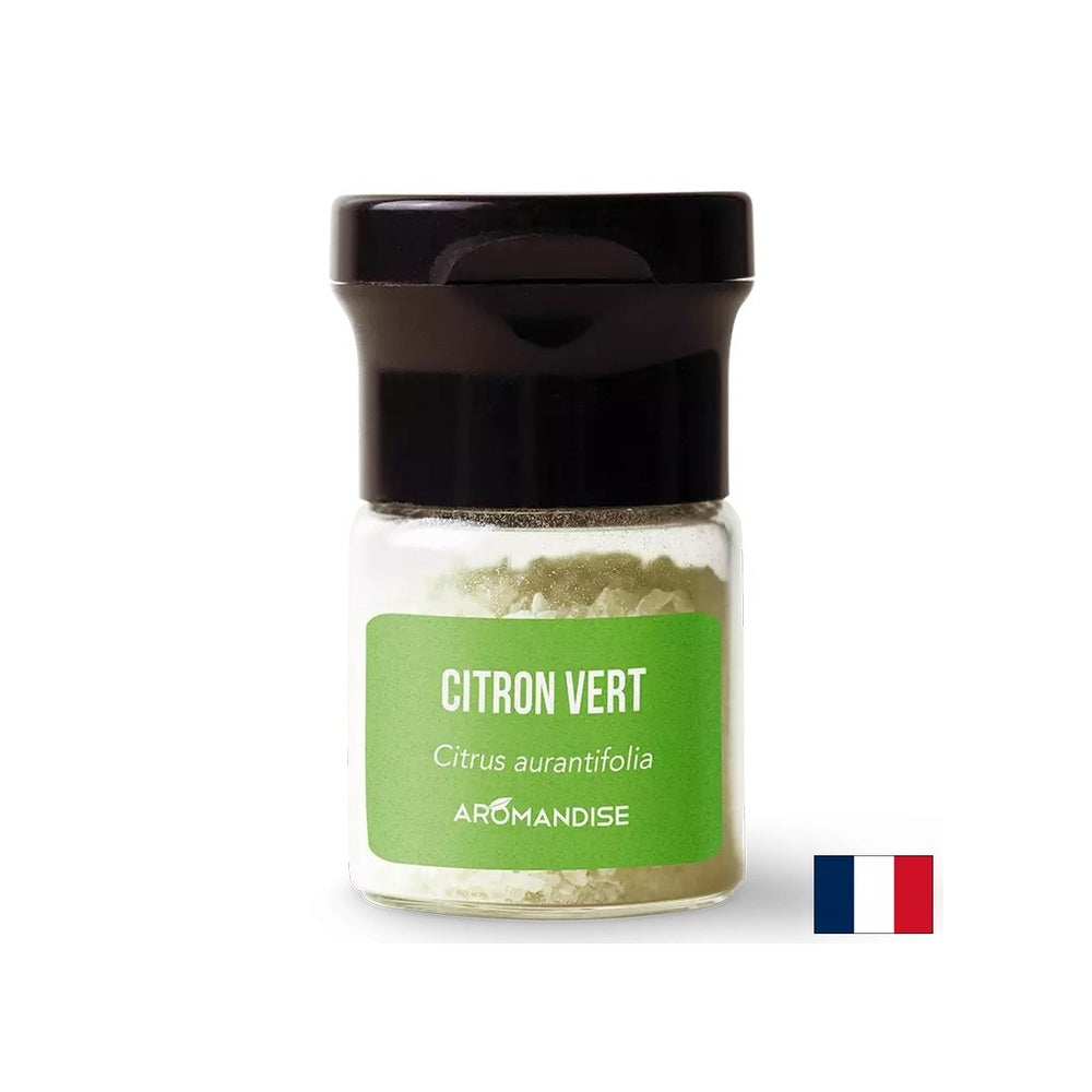 Crystals d'huile essentielle au citron