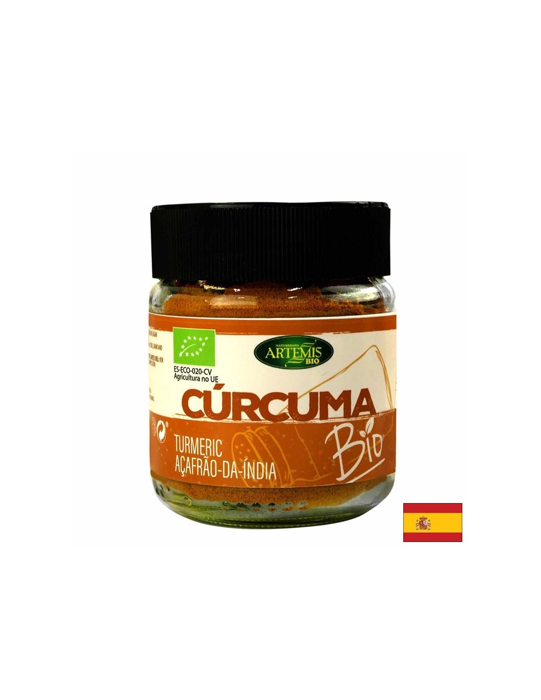 Curcuma biologique pour plats aromatisés, 85 g, poudre