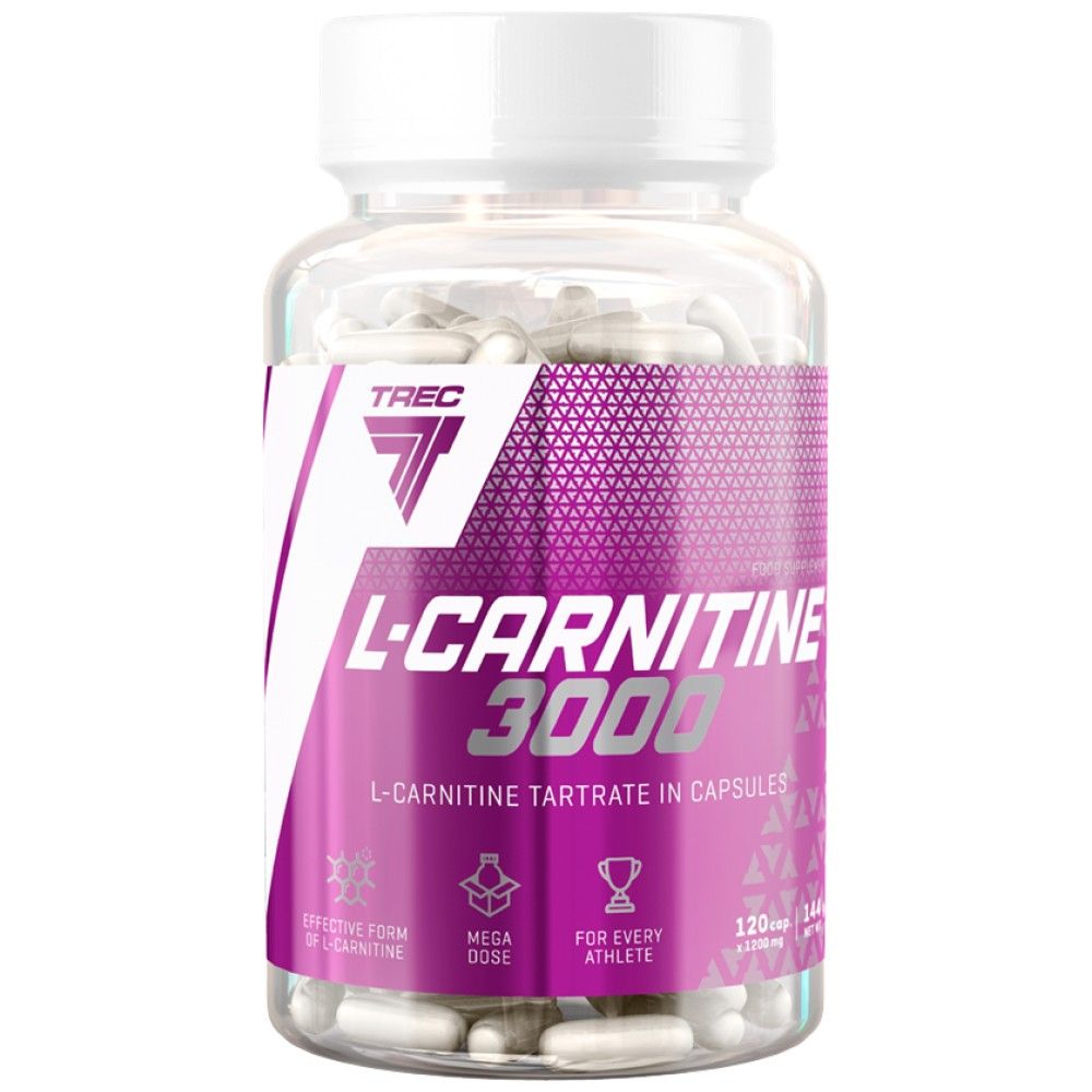 L-Carnitine 3000 Caps - 120 capsules