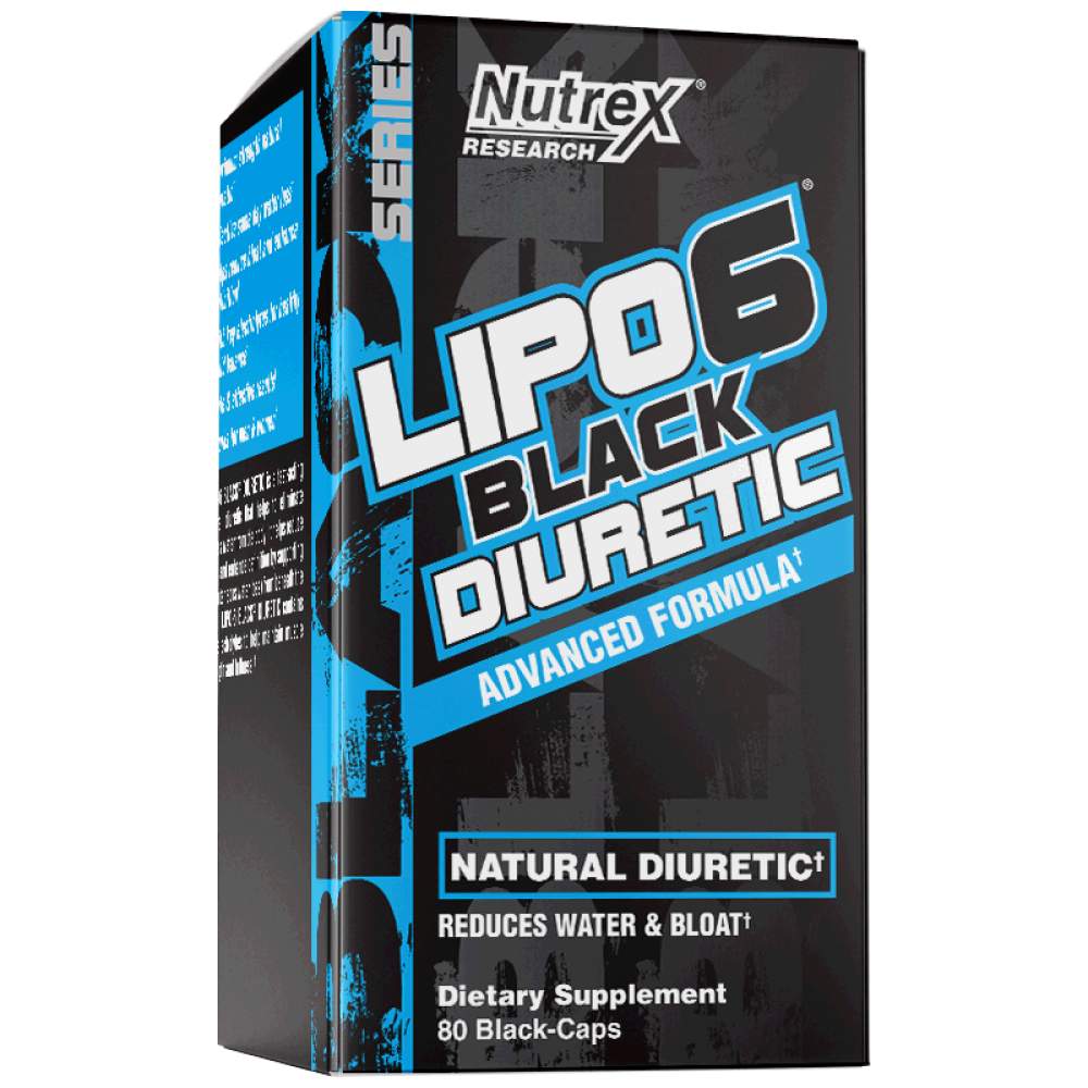Lipo 6 Black/Diurétique - 80 capsules