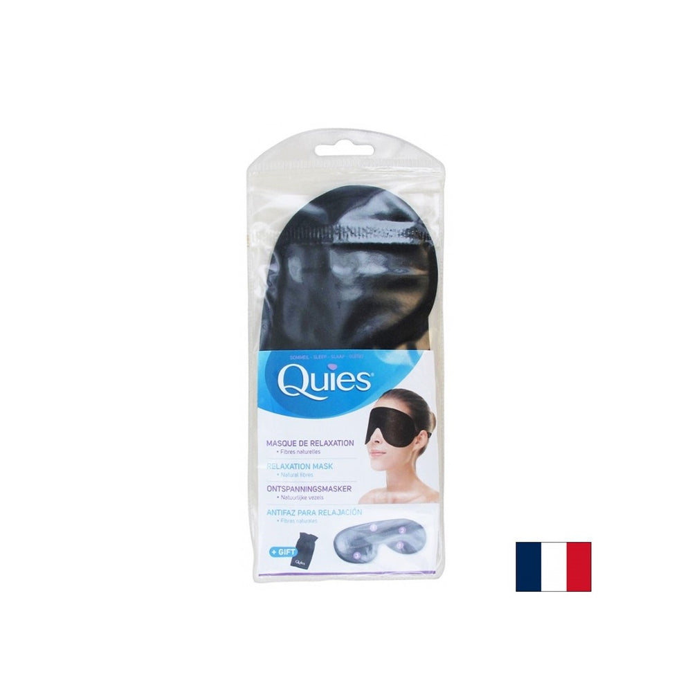Masque de sommeil (en fibres naturelles) + sac cadeau, 1 pc.