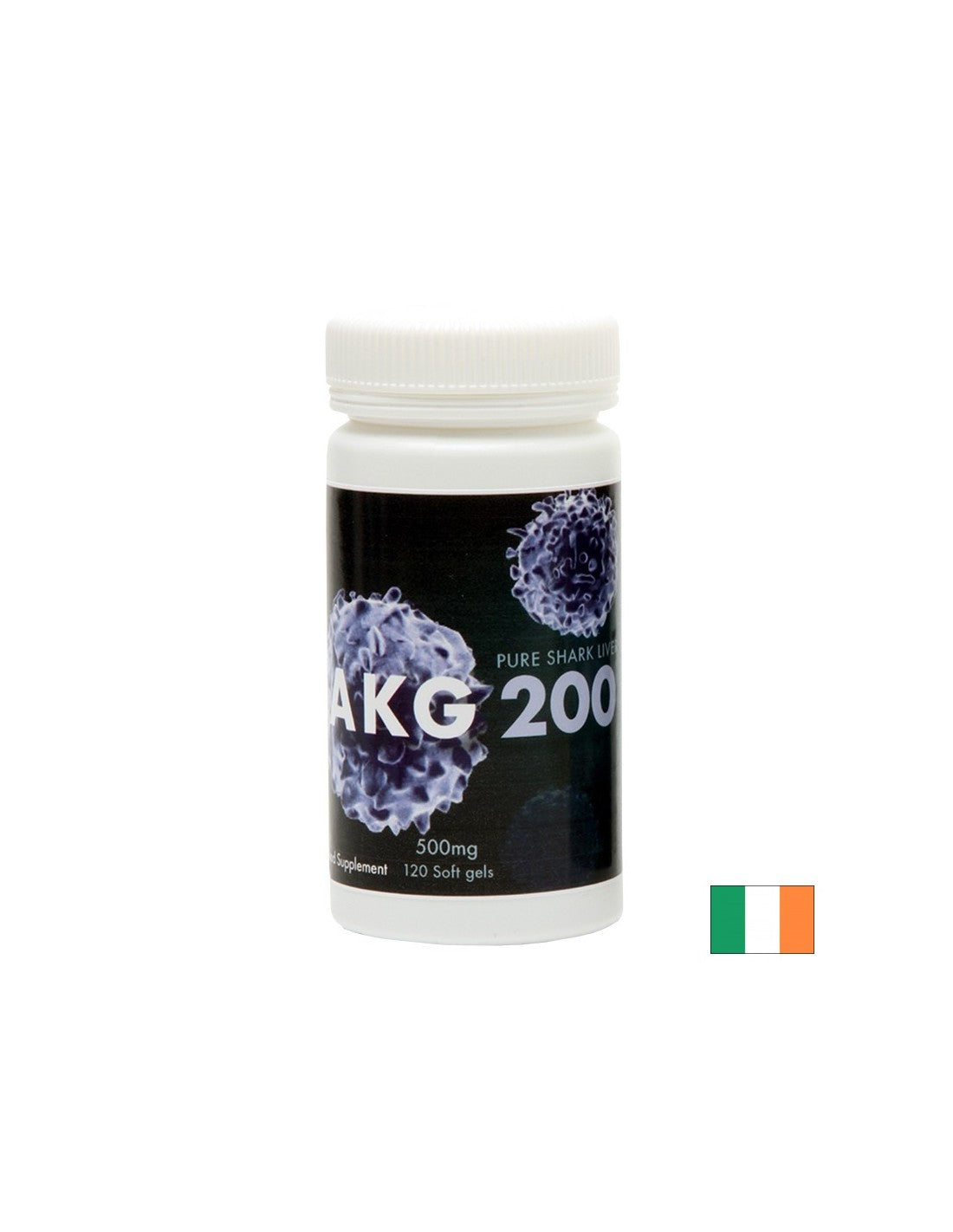 Huile de foie de requin AKG 200 - Immunité et santé cardiaque, 120 capsules de softgel