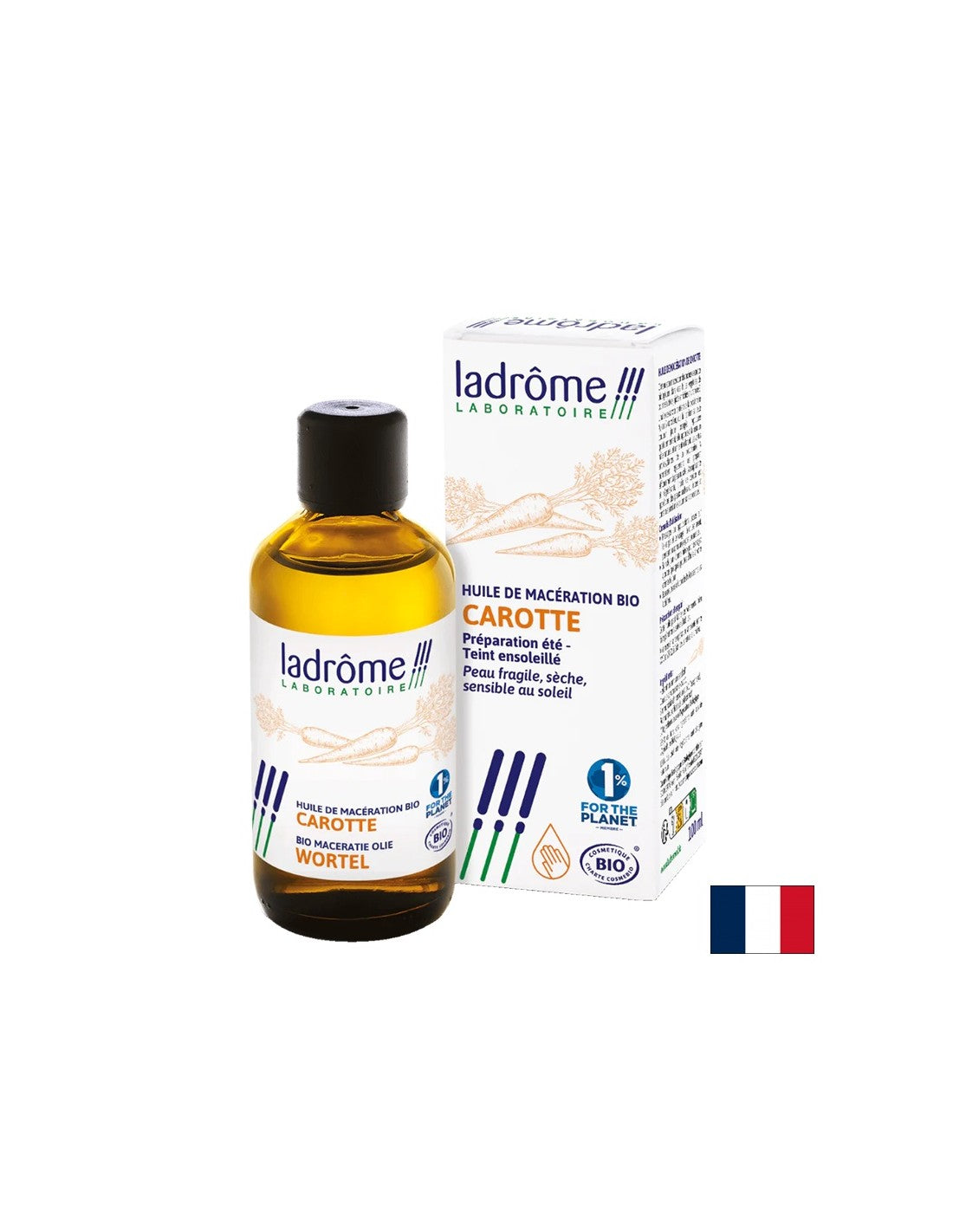 Huile de carotte (macérate d'huile), bio 100 ml