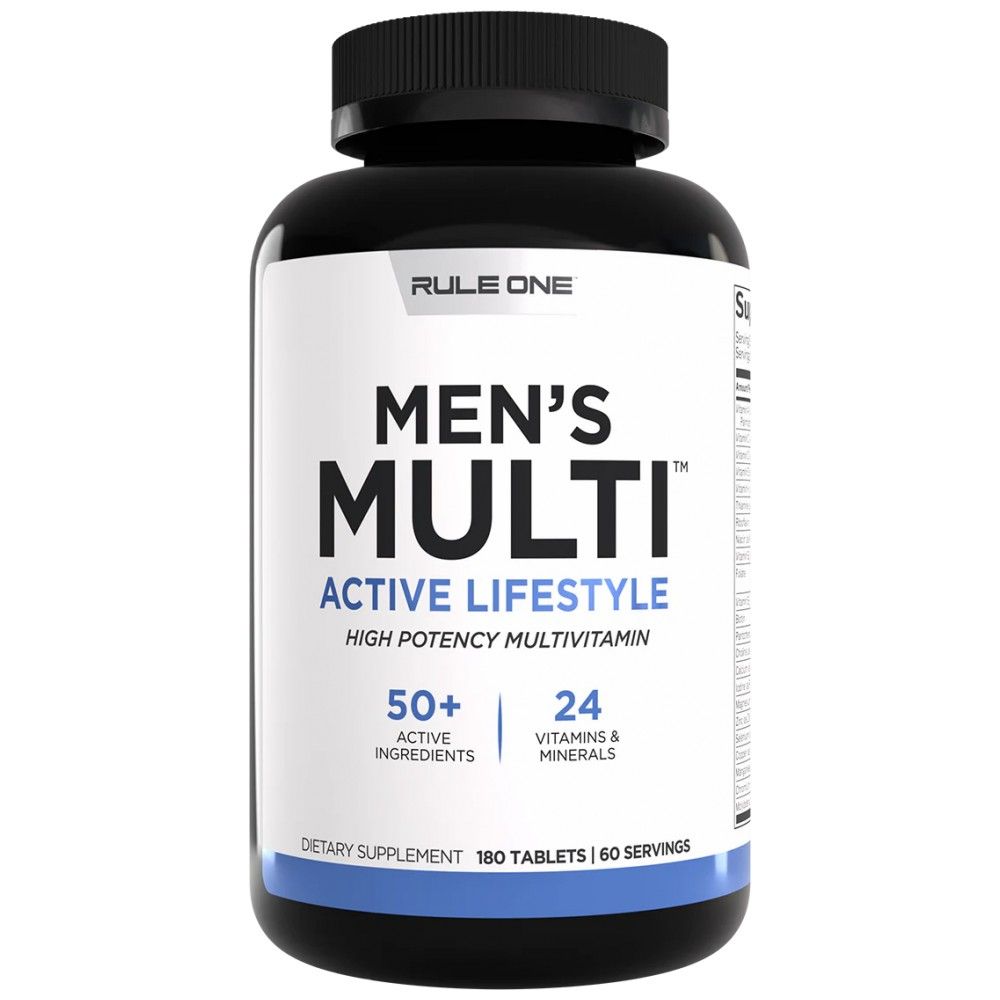 Train pour hommes Multivitamine quotidienne | 50+ ingrédients - 180 comprimés