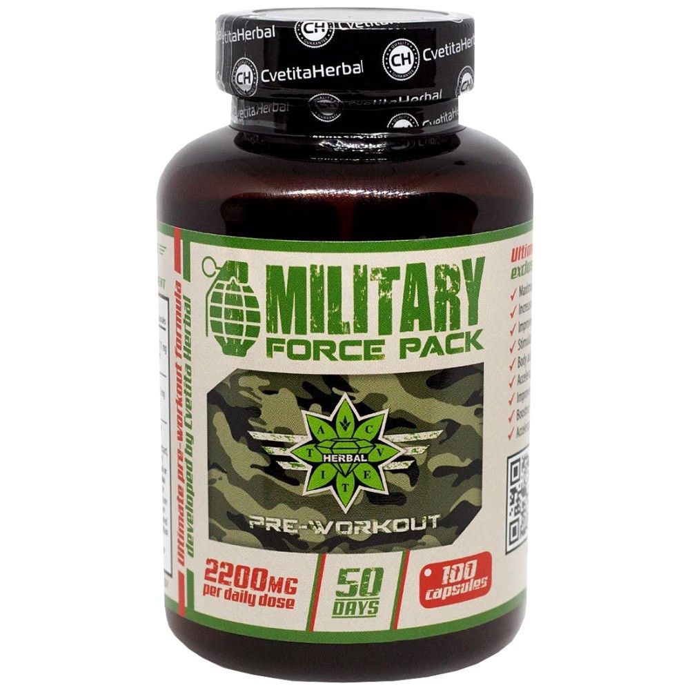 Pack de force militaire - 100 capsules