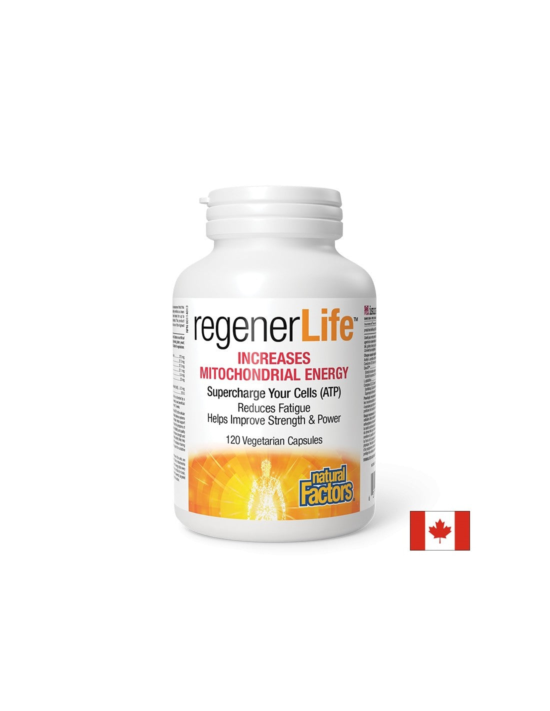Regener Life ™ augmente l'énergie mitochondriale - 120 capsules