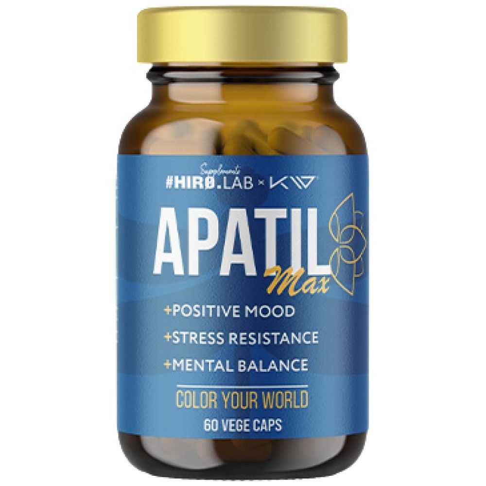 Apatil Max | avec Ashwagandha, safran et ginseng - 60 capsules