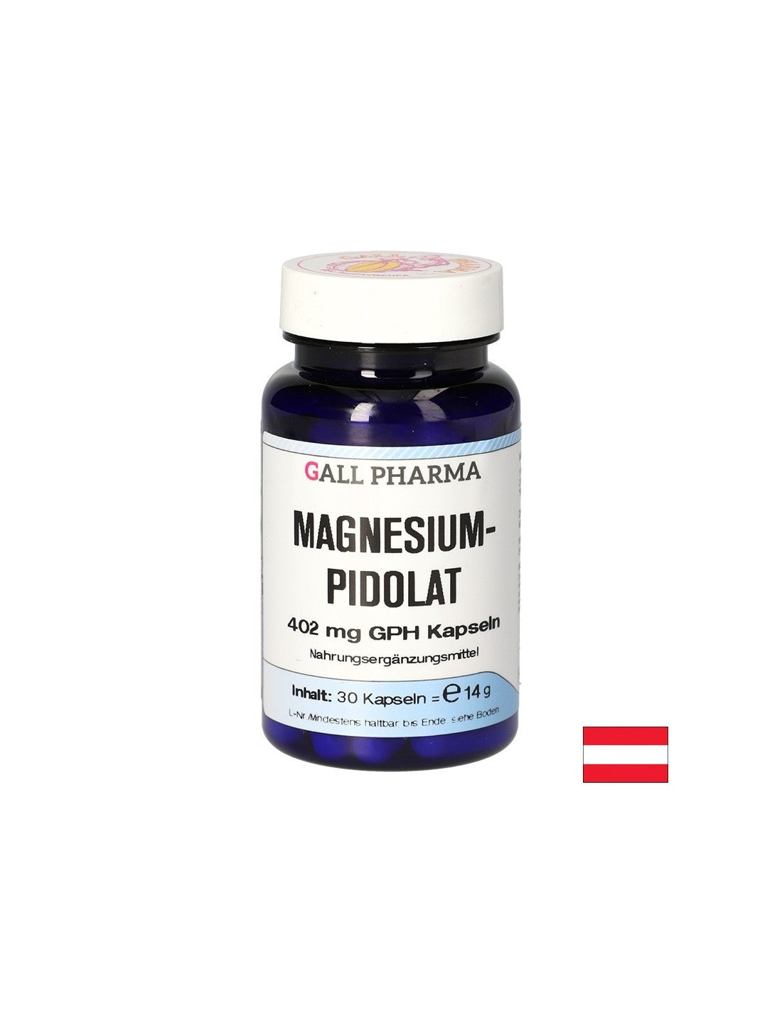 Système musculaire, cardiaque et nerveux - magnésium (pidolate), 402 mg x 30 capsules