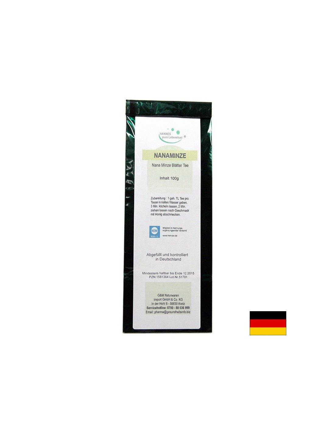 Tee nanaminze - thé marocain, 100 g