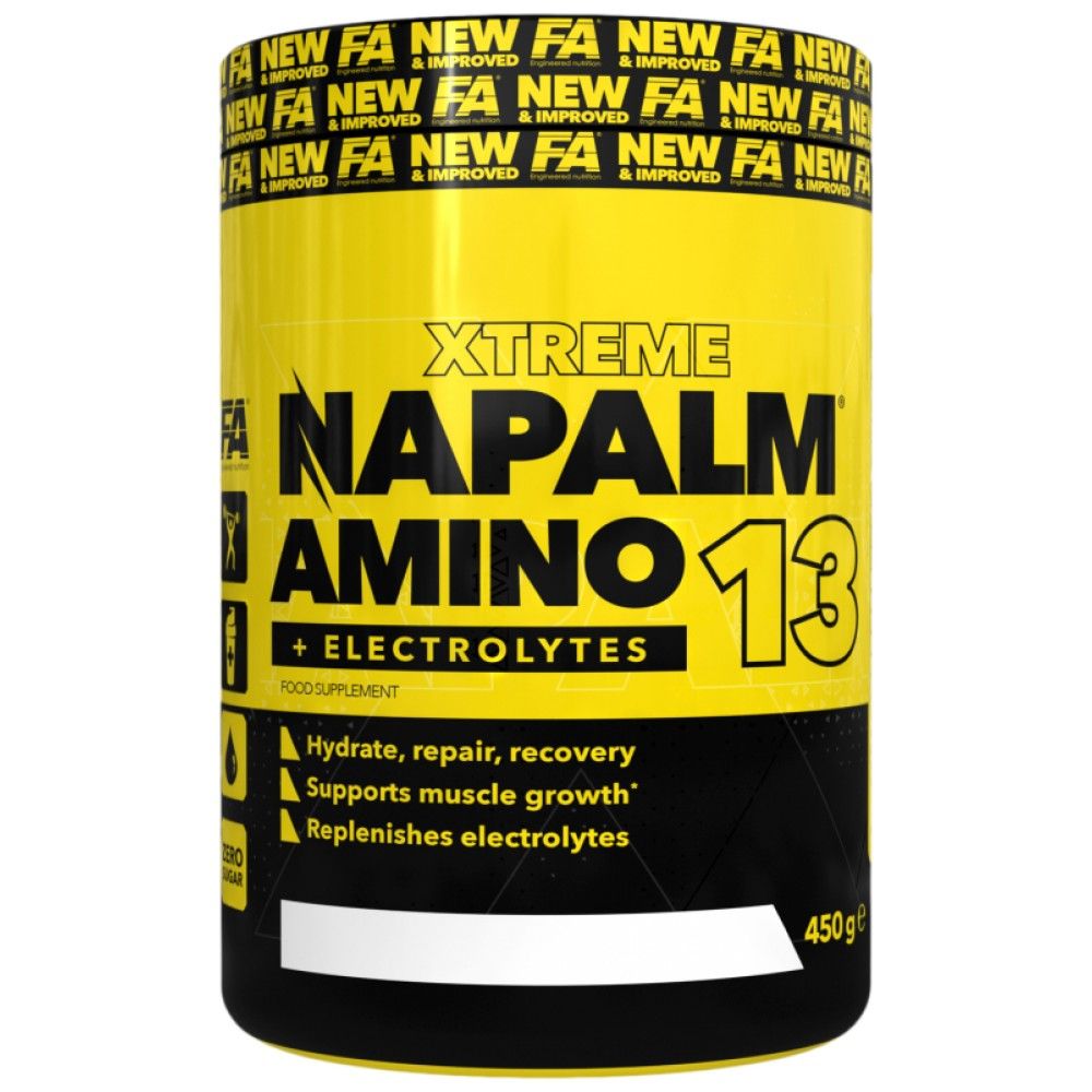 Xtreme napalm/amino 13 + électrolytes - 450 grammes