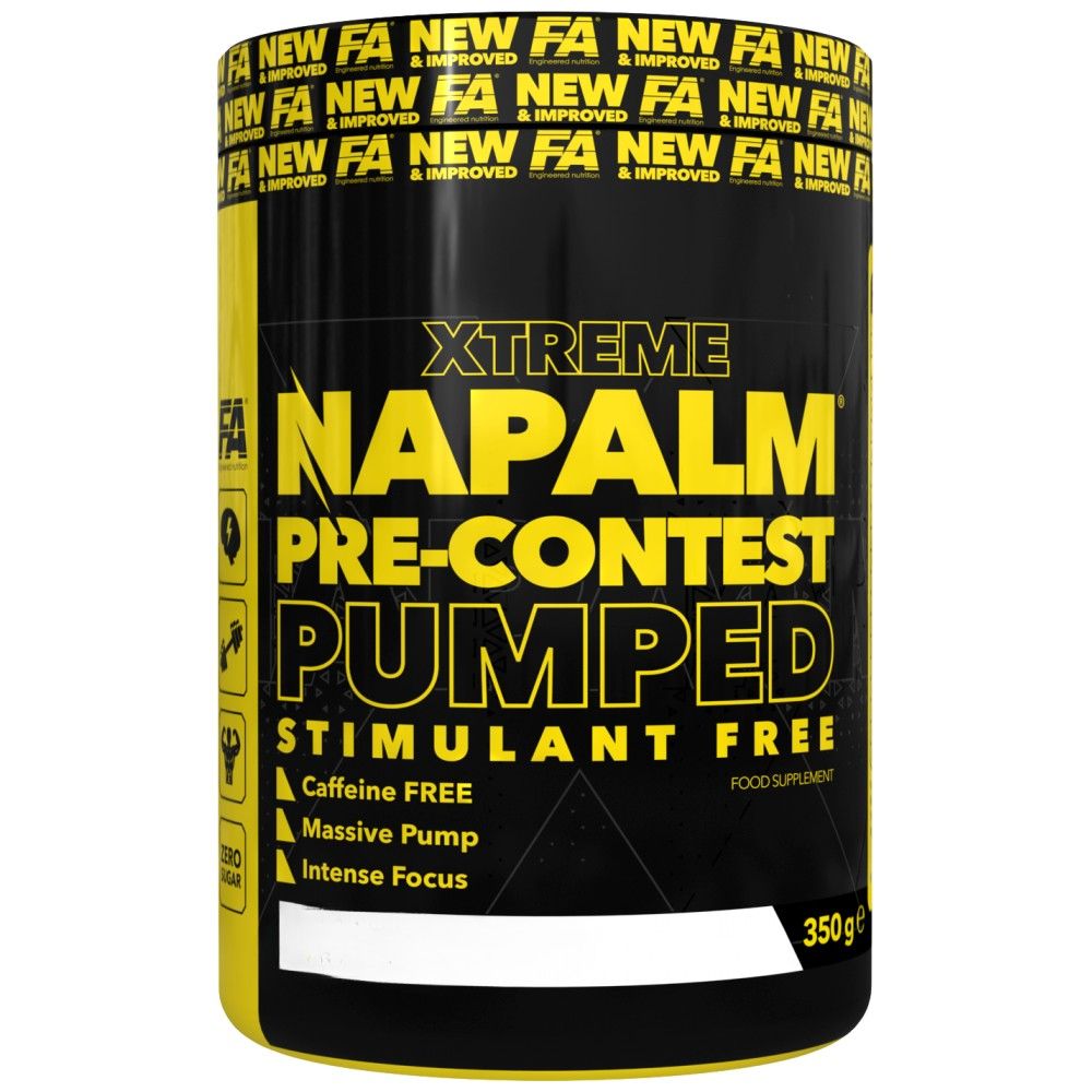 Xtreme napalm pré-conteste/pompé - Stimulant sans stimulant - 350 grammes