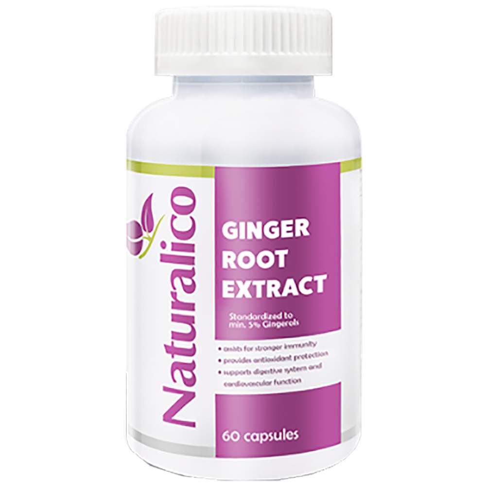 Extrait de racine de gingembre 650 mg - 60 capsules