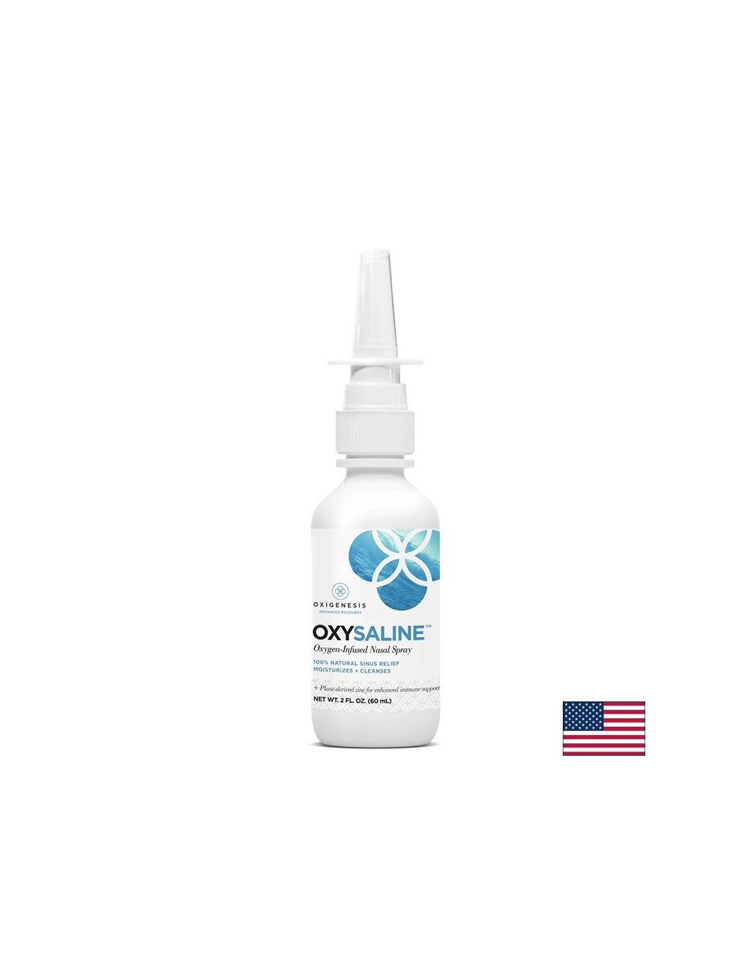 Spray à oxygène nasal oxysaline ™, 60 ml