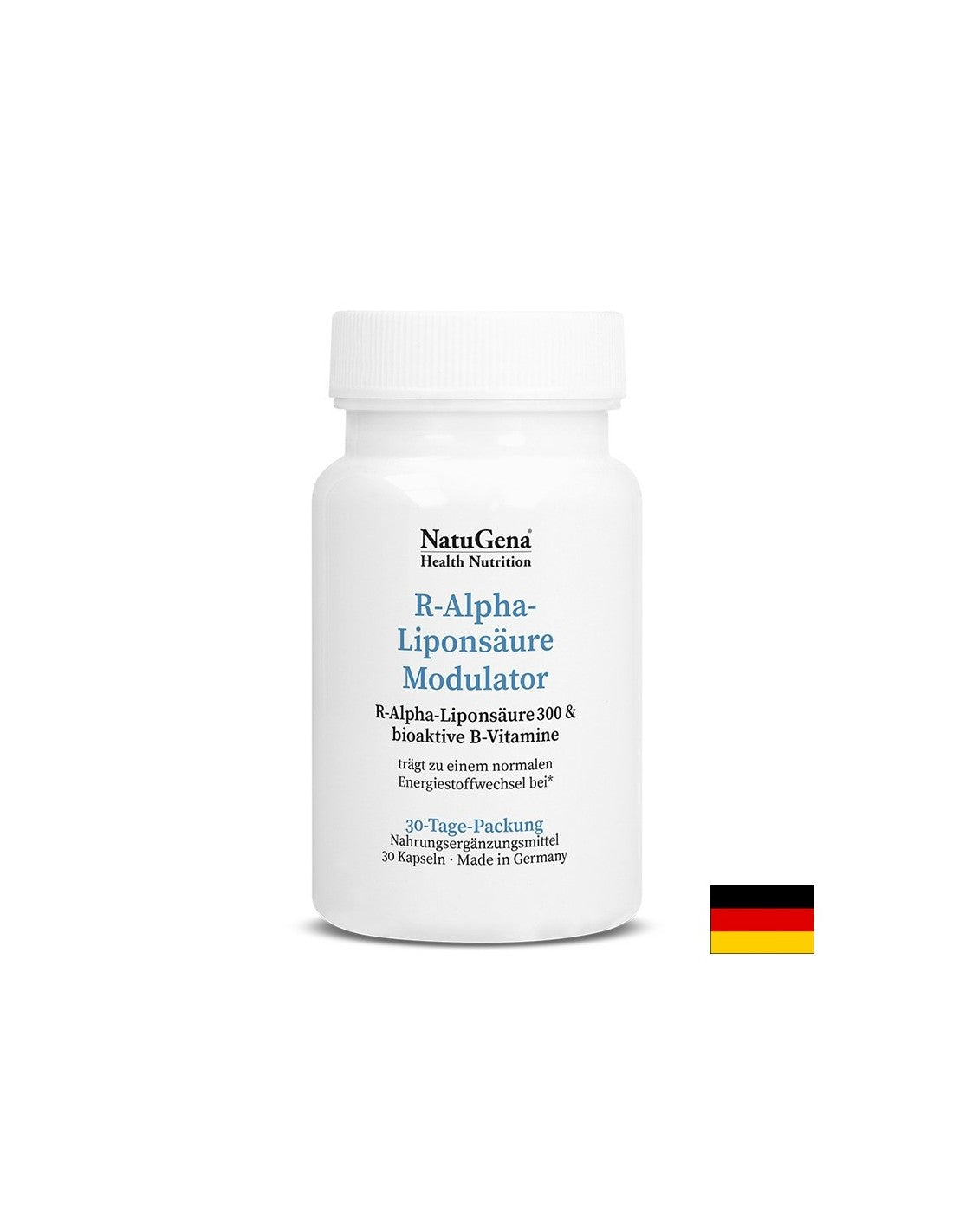 Système nerveux - R-alpha Lipoic Acid + B Vitamines, 30 capsules