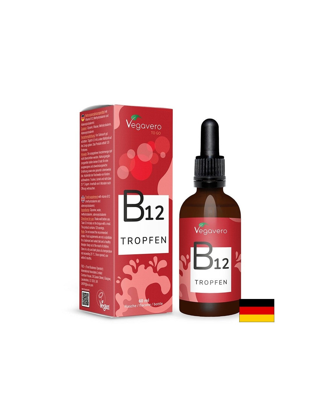 Système nerveux - Vitamine B12, 500 µg x 60 ml