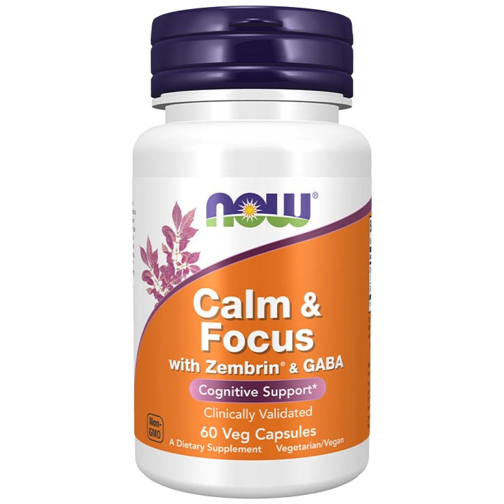 Calme et concentration avec Zembrin® et Gaba - 60 capsules