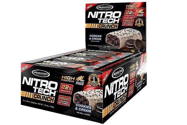 Nitro Tech Crunch Bar Box 12 x 65 grammes