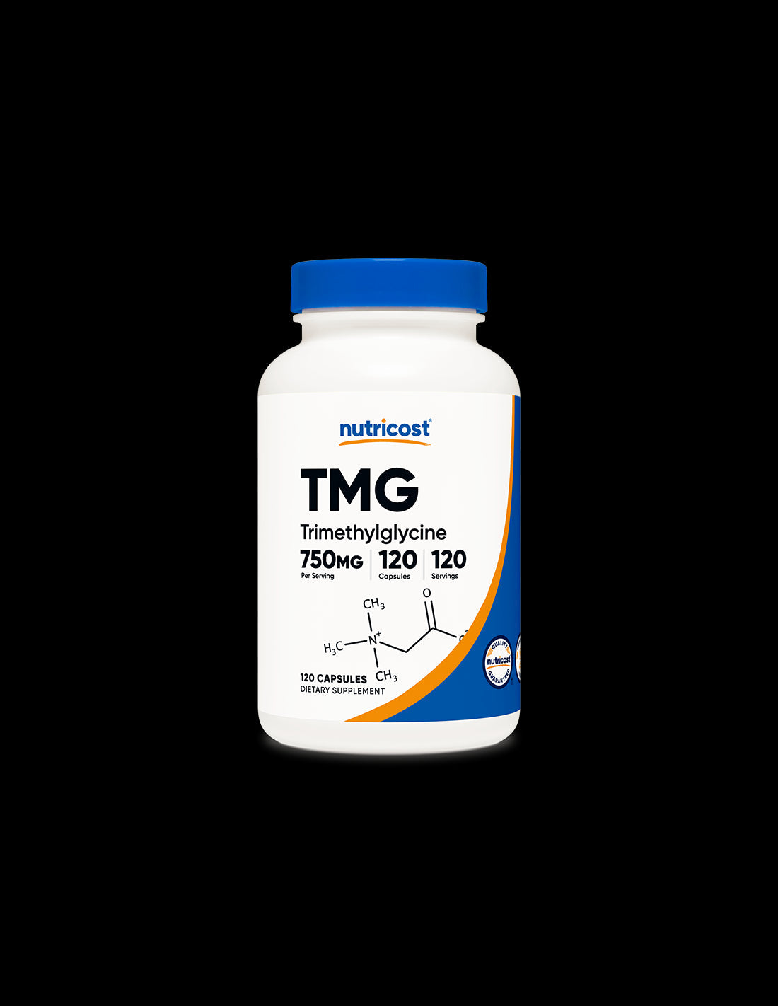 Normalizes homocysteine levels - TMG Betaine anhydride (trimethylglycine), 750 mg x 120 capsules Nutricost - Nutra Best Europe