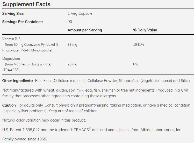 P-5-P 50 mg - 90 capsules