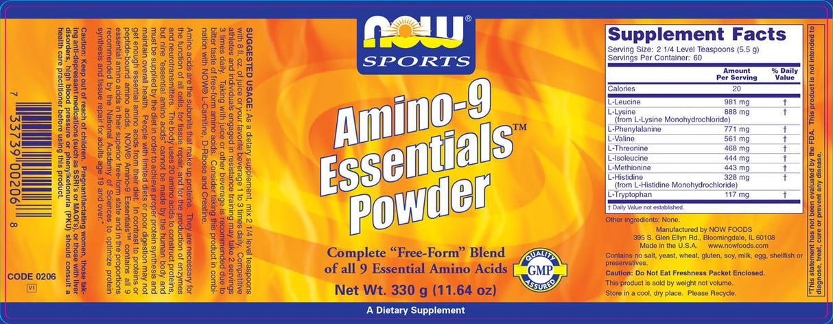 Amino-9 Essentials - 330 grammes