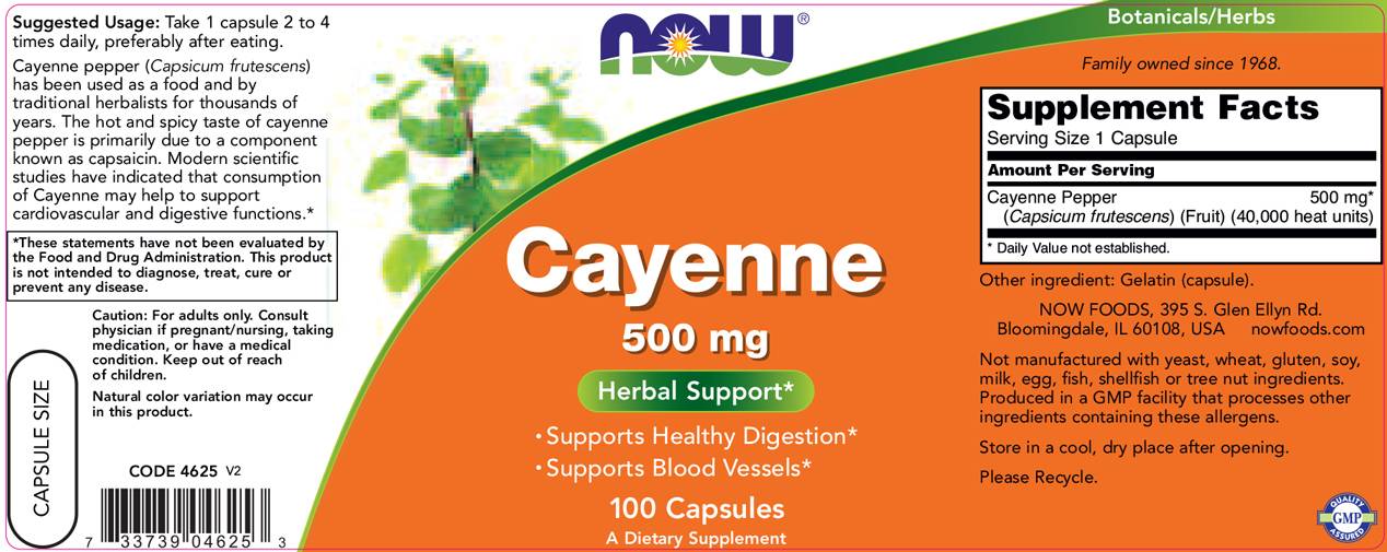 Cayenne 500 mg - 100 capsules