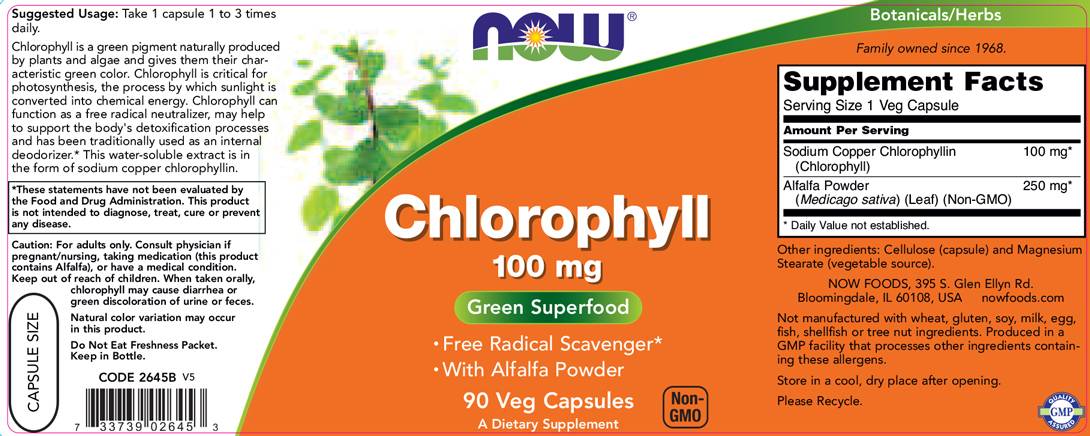 Chlorophylle 100 mg - 90 capsules
