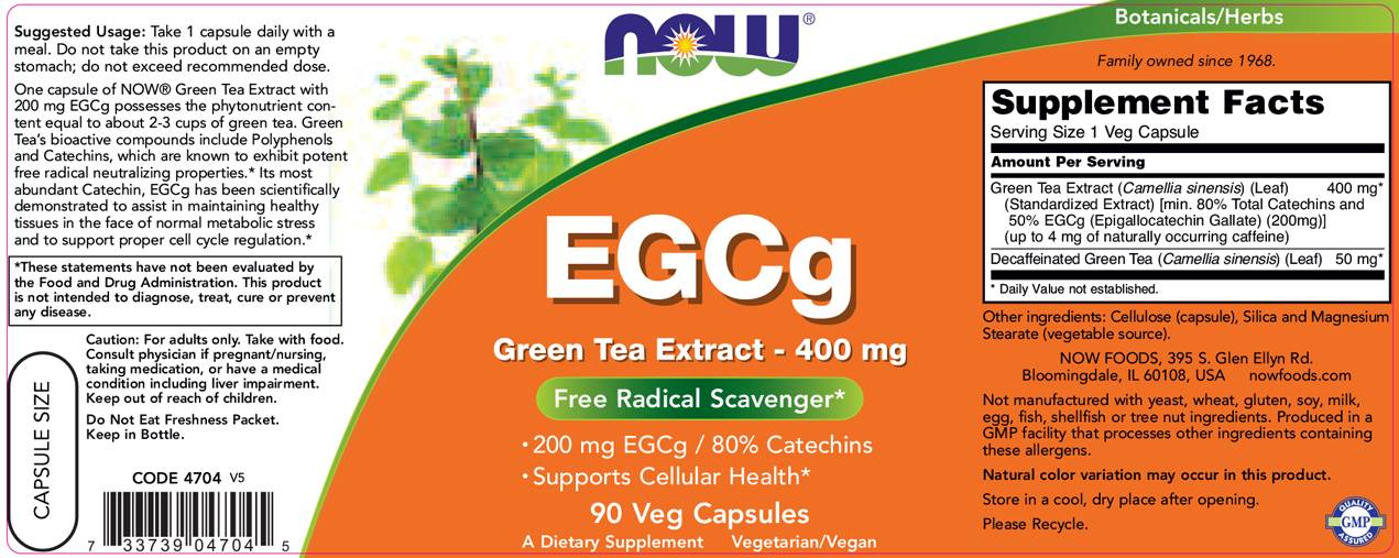 EGCG/Extrait de thé vert 400 mg - 90 capsules