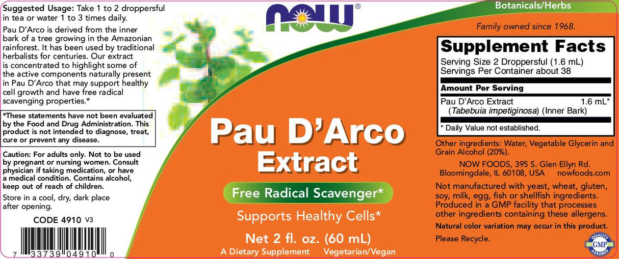 Pau d'Arco Extrait liquide - 60 ml