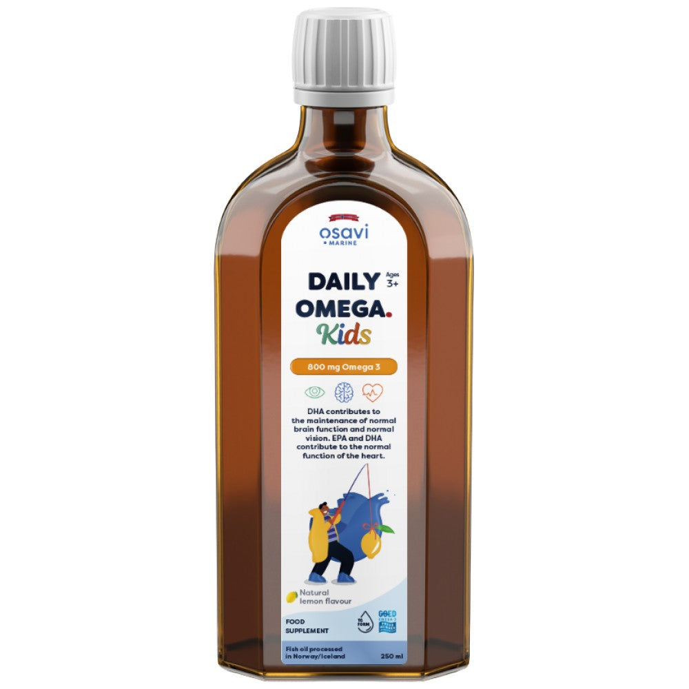Quotidien Omega Kids Liquid | Aromatisé au citron naturel - 250 ml