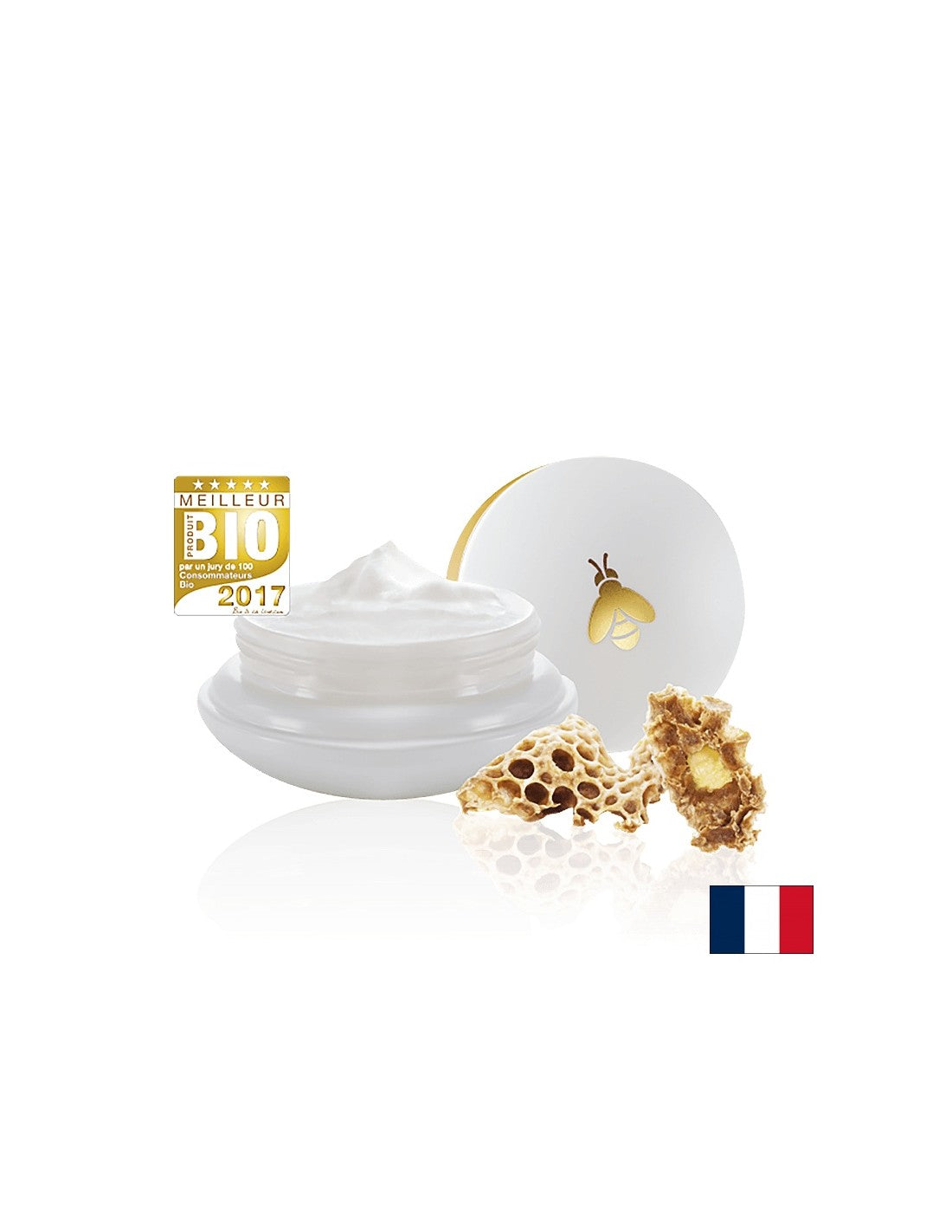 Crème pour le visage hydratant intensive avec gelée royale bio, extrait d'algues de fougères et de bruns néo-zélandaises, 50 ml